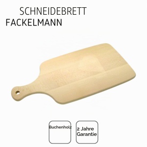 Placa de taiat Fackelmann din lemn de fag, 38 x 17.5 cm, cu maner, culoare maro - Img 4