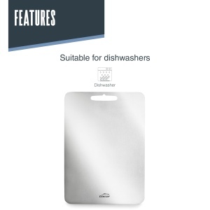 Placa de taiat Lacor 60771 din otel inoxidabil 1810, 25 x 36 cm, reversibila - Img 4