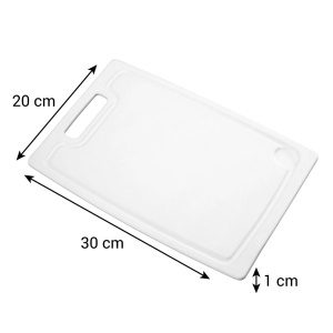 Placa de taiere Tescoma PRESTO, 30 x 20 cm, din plastic, cu saftrille - Img 4