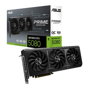 Placa video ASUS Prime GeForce RTX 5080 EVO 16GB GDDR7 OC Edition