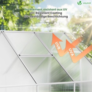 Placi din Polycarbonat VOUNOT 10x 6mm transparente, UV rezistente, 60.5x121cm - Img 4