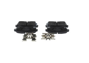 Placute de frana Bosch BP408 - 4 bucati, cu senzori de uzura, pentru frana fata - Img 2
