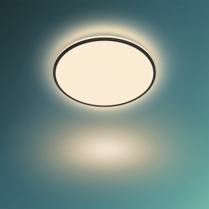 Plafoniera LED Philips Ozziet 22W Lumina Calda 2700K Design Modern Negru - Img 2