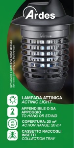 Plasa de Insecte Ardes AR6S03, 5 W, lumina LED UV, IP24 - Img 5