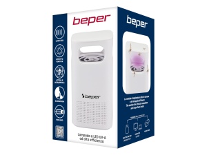 Plasa de tantari LED BEPER P206ZAN101 cu ventilator, silentioasa si portabila, fara utilizarea substantelor chimice, usor de curatat, cablu USB inclus - Img 7