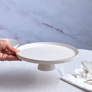 Platou Servire Karaca Calvin, 23 cm, Ceramica, Design Elegant - Img 4