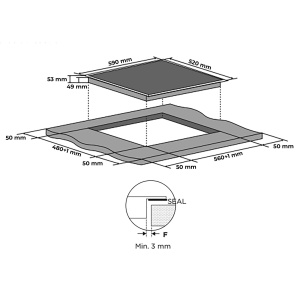 Plita cu inductie Cecotec Bolero Squad I 4700, 7400 W, 4 zone de gatit, Touch Slider - Img 14