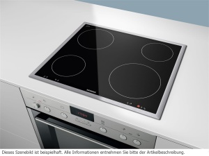 Plita electrica Siemens EA645GE17, 60 cm, 4 zone de gatit, negru - Img 2