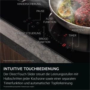 Plita inductie AEG TT84CA0FRB, 80 cm, cu extractor integrat, putere boost - Img 6