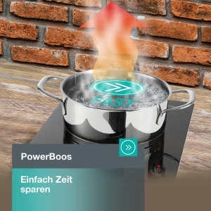 Plita Inductie Gorenje ICY2000SP 2000W Neagra, Control Touch, Timer - Img 4
