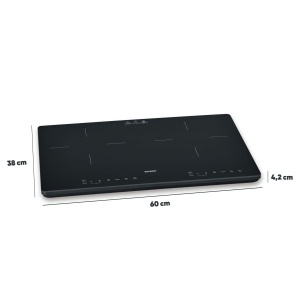 Plita Inductie Severin DK 1033, 2 Placi, 3400W, Negru - Img 5