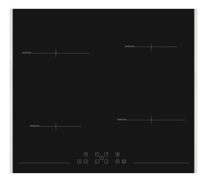 Plita inductie Sharp KH-6I19FT0K-EU 60cm, 4 zone de gatit, TouchControl