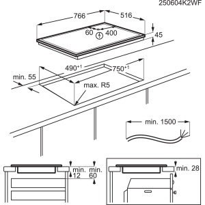 Plita vitroceramica AEG TI84HAF7XB, 80 cm, DirectTouch, zone flexibile - Img 9