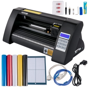 Plotter de vinil VEVOR KH-375A, 285 mm latime taiere, precizie 0,01 mm