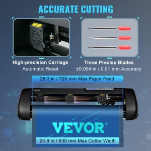 Plotter VEVOR 720 mm Cutting Machine Bluetooth LCD Display - Img 9