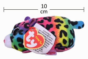 Plusat Glubschis TY 42163 - Leopard Jelly, 10 cm, cu ochi stralucitori - Img 6