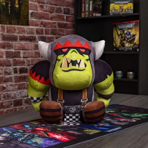 Plush Goff Ork Boy Club Mocchi Mocchi, 33 cm, jucarie moale, oficial Warhammer 40K - Img 3