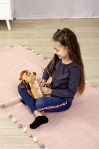 Plush Timon Disney Lion King 25cm, pentru copii, moale si sigur - Img 6