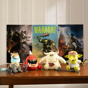 Plush Warhammer GNASHA-SQUIG de la Club Mocchi Mocchi, 30 cm, moale si pufos - Img 6