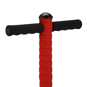 Pogo Stick pentru copii Relaxdays, 35 kg, rucsos, rosu - Img 5