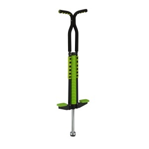 Pogo Stick Relaxdays pentru copii, verde, max 60 kg, rutschfest
