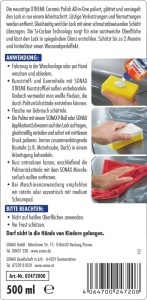 Polish Ceramic SONAX XTREME All-in-One 500 ml - Eliminare zgarieturi, protectie 2 luni - Img 2