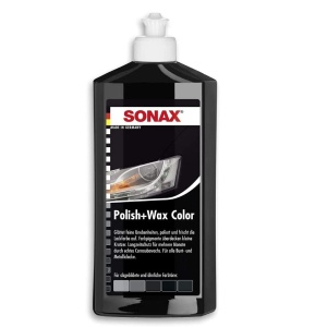 Polish si Ceara SONAX NanoPro Schwarz 500 ml - Politura cu Pigmenti pentru Lacuri Bune