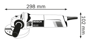 Polizor unghiular Bosch Professional GWS 1400 1400W 125mm Motor performant - Img 2