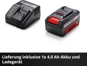 Polizor unghiular Einhell TC-AG 18115 Li 18V cu acumulator 40Ah si incarcator - Img 5