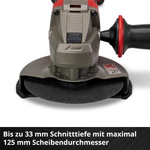 Polizor unghiular Einhell TE-AG 18125-2 Li 18V 40 Ah Sistem Power X-Change - Img 7