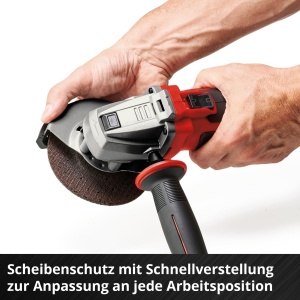 Polizor unghiular Einhell TE-AG 18125-2 Li Solo 18V 125mm Softstart - Img 8