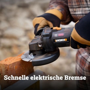 Polizor unghiular WORX WX814.9, 20V, 125mm, motor brushless - Img 4