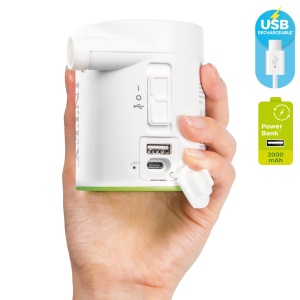Pompa de aer Intex Quickfill USB200R, Dimensiune: 8 cm x 7 cm x 8 cm (66637) - Img 2
