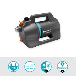 Pompa de gradina Gardena 4200 Silent Set, 4200 lh, 600 W, 20 m furtun - Img 2
