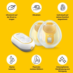 Pompa de san electrica Medela Freestyle Mini Hands-Free, ultraleggera, cu acumulator - Img 3