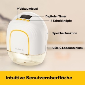 Pompa de san electrica Medela Melody InBra, 2 unitati, hands-free, USB-C - Img 4