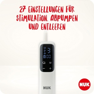 Pompa electrica de san NUK Soft Easy, cu accesorii din silicon, compacta si silentioasa - Img 4