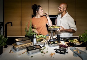 Pompa electrica de vacuum ROSLE FLEXX 2GO cu acumulator, USB, neagra - Img 5