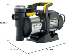Pompa Stanley SXGP1300XFE 1300W pentru apa curata debit 4200 lh inaltime maxima 50m - Img 4