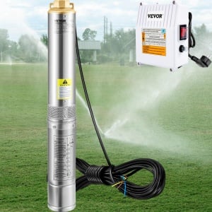 Pompa submersibila VEVOR 4SDM46 370W 110Lmin 44m Inox - Img 8