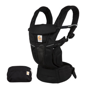 Port-bebe Ergobaby Omni Breeze, 4 pozitii, max 20 kg, Negru