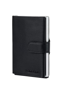 Portofel Samsonite Alu Fit SLG, 10.2 cm, Negru, RFID, NFC