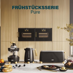 Prajitor de paine Princess Pure - Pentru 2 felii in acelasi timp - 7 niveluri reglabile de rumenire - Buton de anulare, reincalzire si dezghetare - 800-1000 W - Negru - Img 6