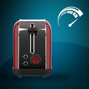 Prajitor de paine vertical Cecotec cu 1 fanta lunga Toastin time 850 rosu lung 850 W 2 felii de paine fanta lata de 38 cm atasament pentru chifle si t - Img 11