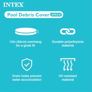 Prelata piscina Intex 28020 Easy-Pool albastra diametru 244 cm - Img 3