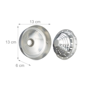 Presa de fructe manuala Relaxdays 3in1, inox, 47,5x17,5x40,5 cm - Img 6
