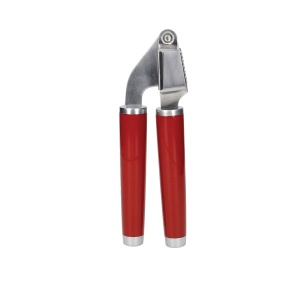 Presa de usturoi KitchenAid, presa din otel inoxidabil este sigura pentru masina de spalat vase - rosu imperiu