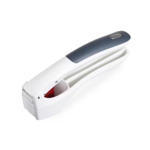 Presa de usturoi Zyliss E960006, argintierosie, design ergonomic, 5 ani garantie