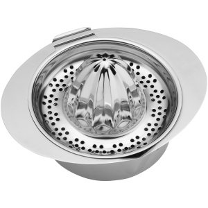 Presa manuala pentru citrice WMF Gourmet 13cm otel inoxidabil cu sita si recipient colector - Img 3