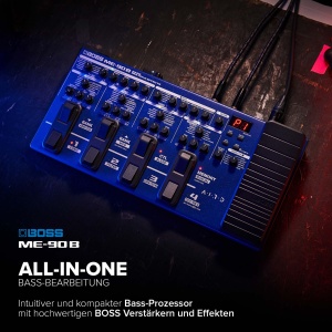 Procesor de efecte pentru bas BOSS ME-90B 10 preamplificatoare AIRD 61 efecte - Img 3